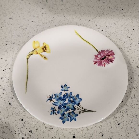 Bath & Body Works Floral Candle Holder Plate - Picture 1 of 9